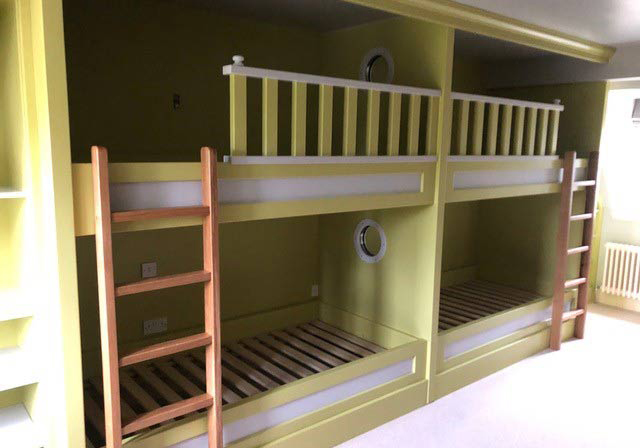 bespoke green bunkbeds